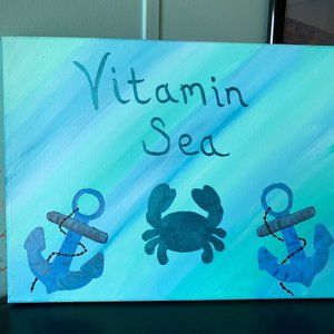 ⭐️#83 Acrylic Painting on 12 x 9 inch canvas